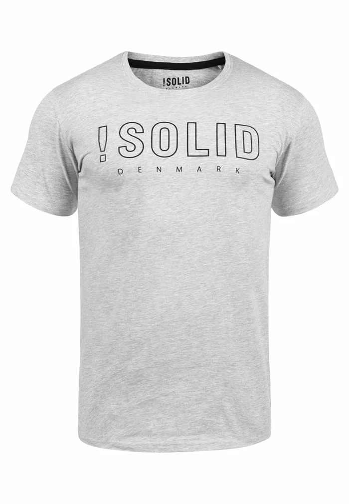 SDSOLIDO - T-shirt Imprimé - Light Grey 4 SDSOLIDO - T-shirt Imprimé - Light Grey – Image 4