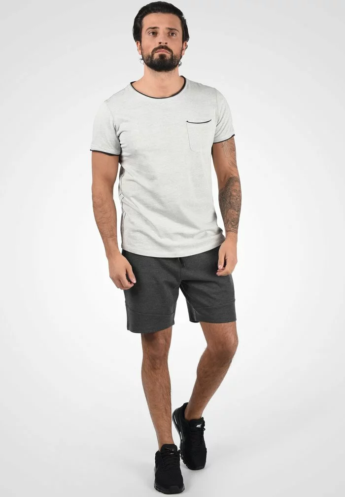 Solid SDGELLY - Short - Dark Grey Melange 2 Solid SDGELLY - Short - Dark Grey Melange – Image 2