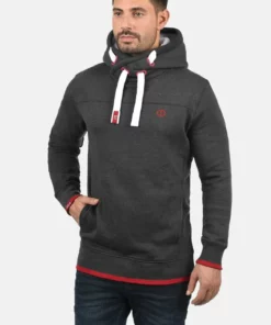 Solid SDBENJAMINHOOD - Sweat à Capuche - Anthracite