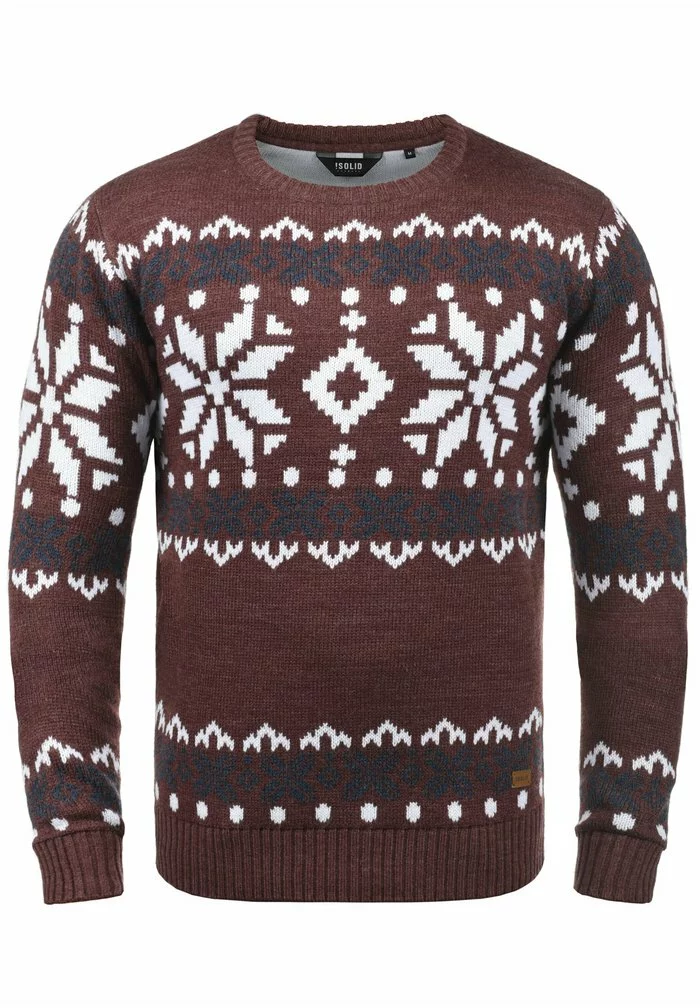 Solid SDNORWIG - Pullover - Wine Red M 4 Solid SDNORWIG - Pullover - Wine Red M – Image 4