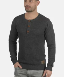 Solid SDTERRANCE - Pullover - Dark Grey