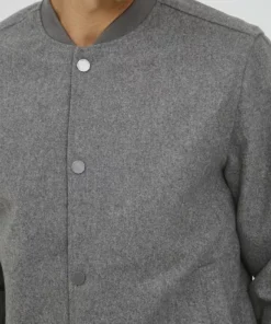 Solid SDLIO - Blouson Bomber - Medium Grey Melange -Promos Solid Magasin bc74e54038ec4a36bad425a1cbf5a198