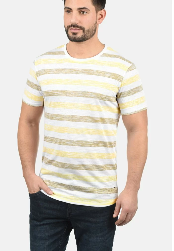 Solid SDTET - T-shirt Imprimé - Yellow 1 Solid SDTET - T-shirt Imprimé - Yellow