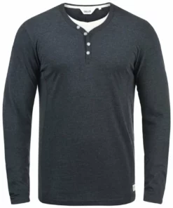 Solid SDDORIANO - T-shirt à Manches Longues - Dark Blue -Promos Solid Magasin be2746ac62914f27a4b6483391e580d2