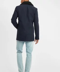 Solid SDPINTO - Manteau Court - Insignia Blue -Promos Solid Magasin c10fe610f29d42928d10f511926214e8