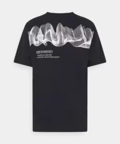 Solid REVEL - T-shirt Imprimé - Black -Promos Solid Magasin c2cf410ca661464d846f750e18568c90