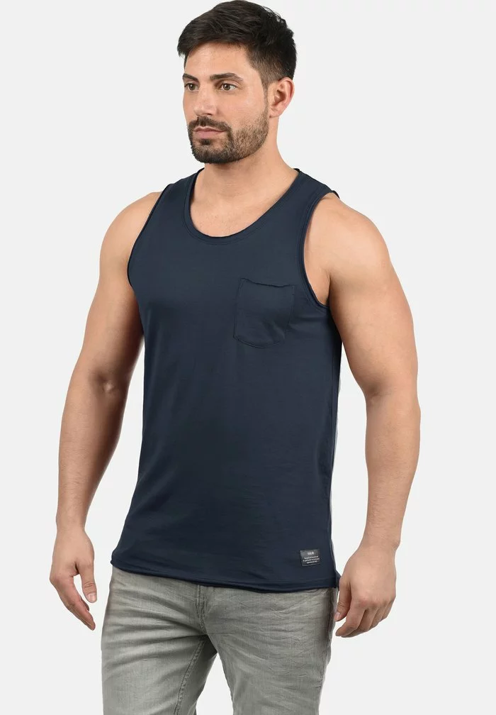 Solid SDANDREW - Débardeur - Blue 1 Solid SDANDREW - Débardeur - Blue