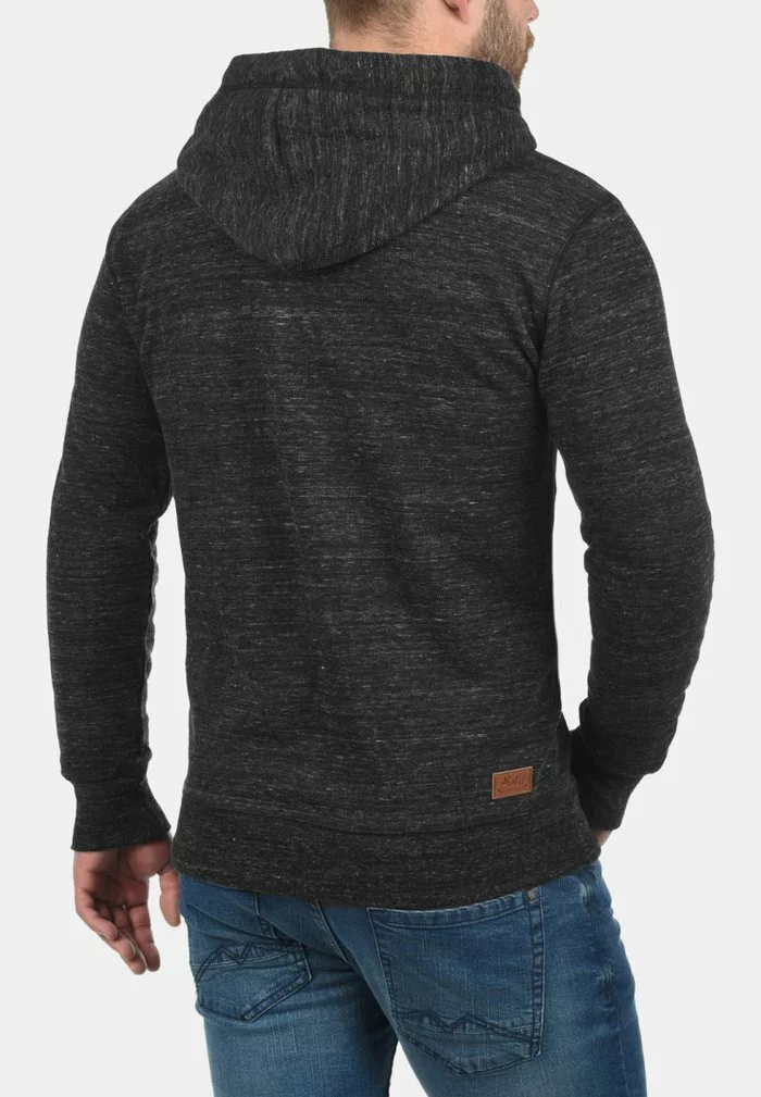 Solid SDCRAIG - Sweat à Capuche Zippé - Black 2 Solid SDCRAIG - Sweat à Capuche Zippé - Black – Image 2