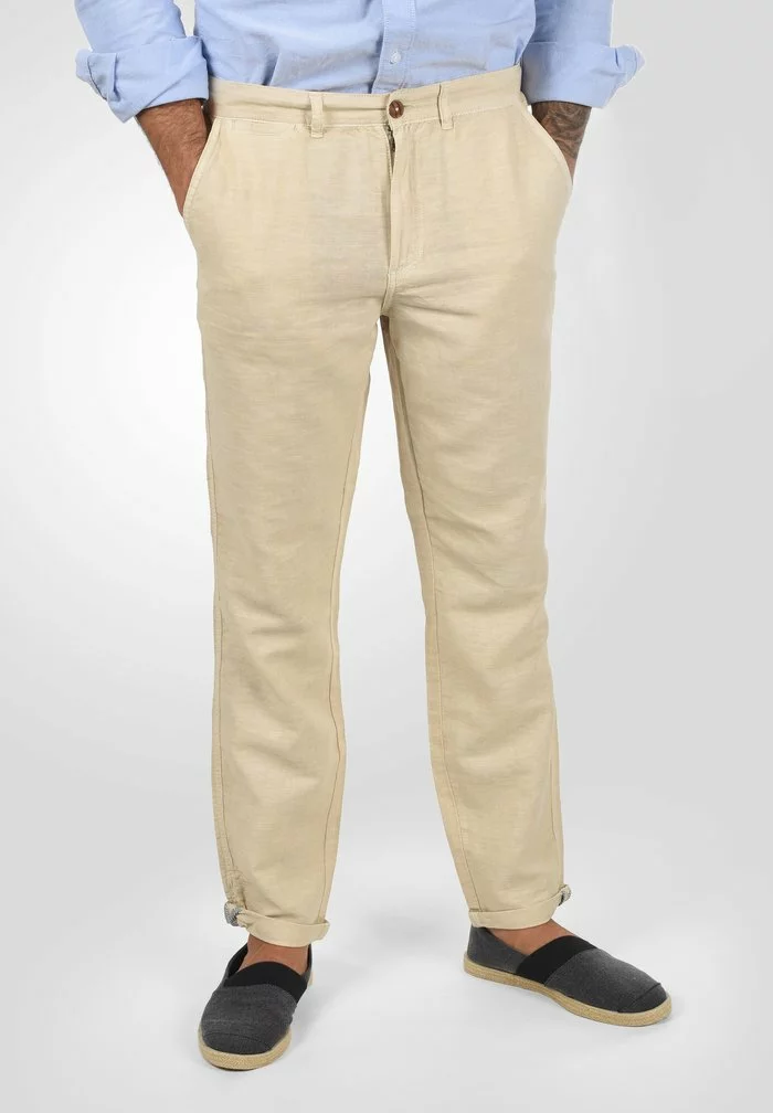 Solid LORAN - Pantalon Classique - Bleached Sand 1 Solid LORAN - Pantalon Classique - Bleached Sand