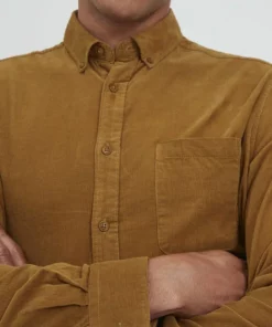 Solid SDJUAN LS CORDUROY 21104208 - Chemise - Roasted Pecan -Promos Solid Magasin c5eb8da6983b4ec481287d335226134e