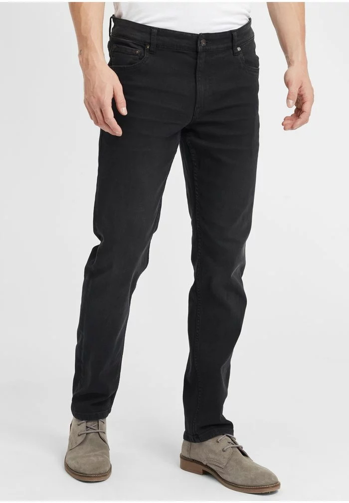 Solid SDPIRKO - Jean Droit - Black Denim 1 Solid SDPIRKO - Jean Droit - Black Denim