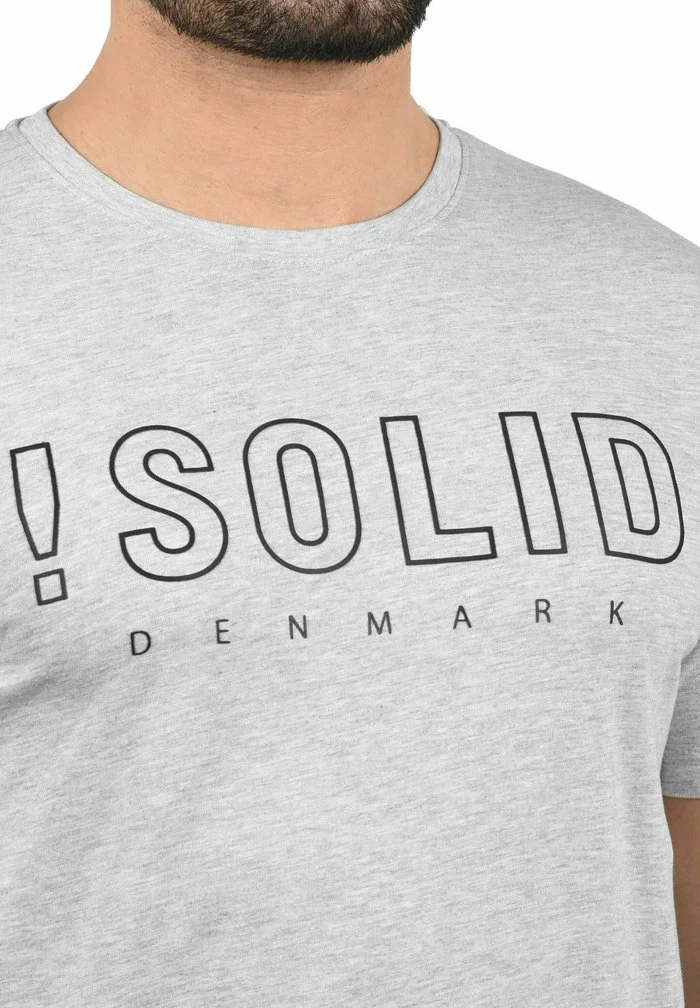 SDSOLIDO - T-shirt Imprimé - Light Grey 3 SDSOLIDO - T-shirt Imprimé - Light Grey – Image 3