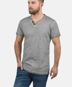 Solid SDTINO - T-shirt Basique - Mid Grey