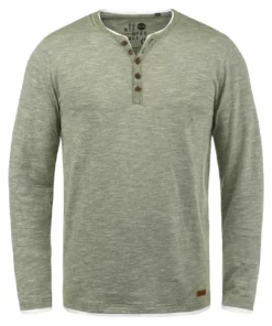 Solid SDBELAGOS - T-shirt à Manches Longues - Dusty Olive -Promos Solid Magasin cc253b765e074c43b0c4d4cf248c7ac4