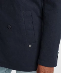 Solid SDPINTO - Manteau Court - Insignia Blue -Promos Solid Magasin cc3b59bd02664e098b951231053c63b3