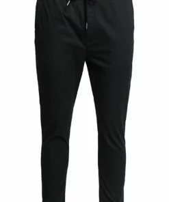 Solid TRUC CROPPED - Pantalon Classique - Black -Promos Solid Magasin cc537be12e1249a3b241ff185e91c4ba