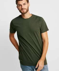 Solid SDROCK - T-shirt Basique - Mottled Olive