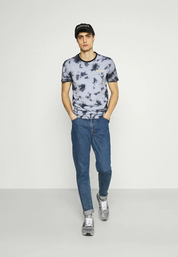 Solid PIER - T-shirt Imprimé - Black 2 Solid PIER - T-shirt Imprimé - Black – Image 2