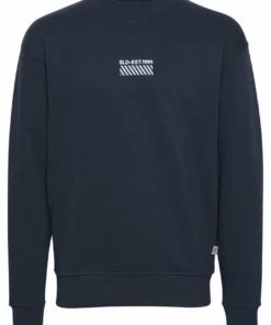 Solid SDRUBIO - Sweatshirt - Insignia Blue -Promos Solid Magasin cd9b1319e8b84702a6d47fd3776401ec