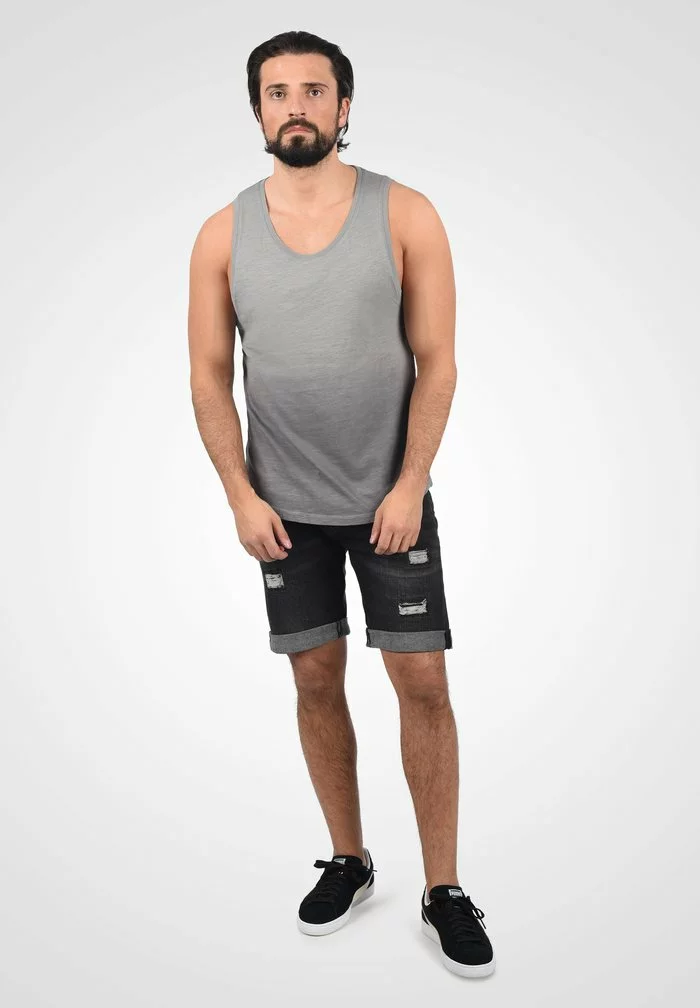 Solid SDDIVO - Débardeur - Mid Grey 2 Solid SDDIVO - Débardeur - Mid Grey – Image 2