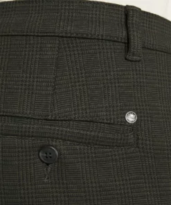 Solid BARRO CHECK PANT - Pantalon Classique - Black Forest -Promos Solid Magasin ce60a9b29ffa46b08a1a35b6b3e36b45