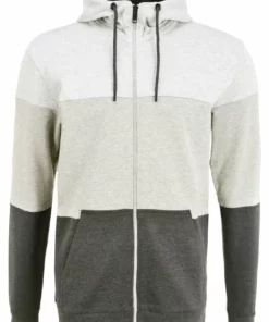 Solid SDGLORIO - Sweat à Capuche Zippé - Light Grey Melange -Promos Solid Magasin ced413e9601a40948355ea18c1479bc5