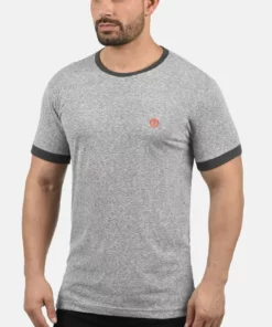 Solid BENNTEE - T-shirt Basique - Grey Melange