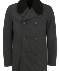 Solid SDPINTO - Manteau Court - Dark Grey Melange -Promos Solid Magasin d1bb19bd34224a9f96e5a633956f5d91