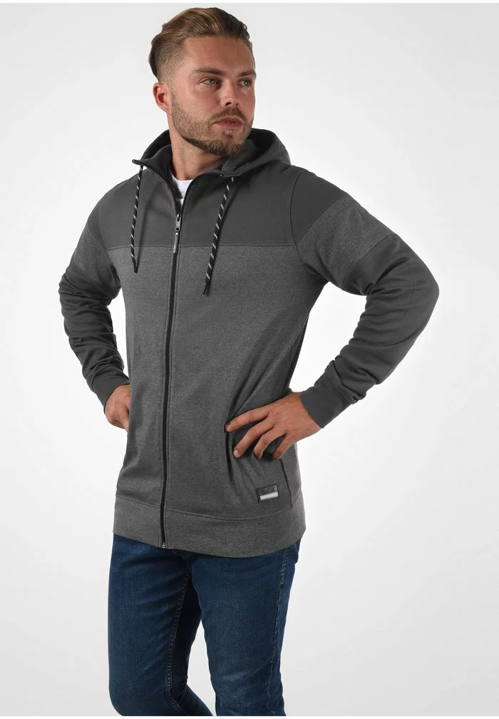 Solid SDBARIS - Sweat à Capuche Zippé - Forged Iron 1 Solid SDBARIS - Sweat à Capuche Zippé - Forged Iron