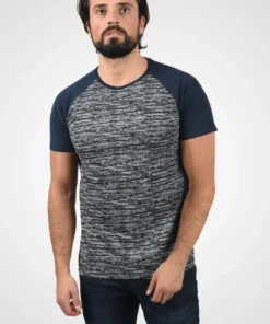 Solid SDMEVIO - T-shirt Imprimé - Insignia Blue