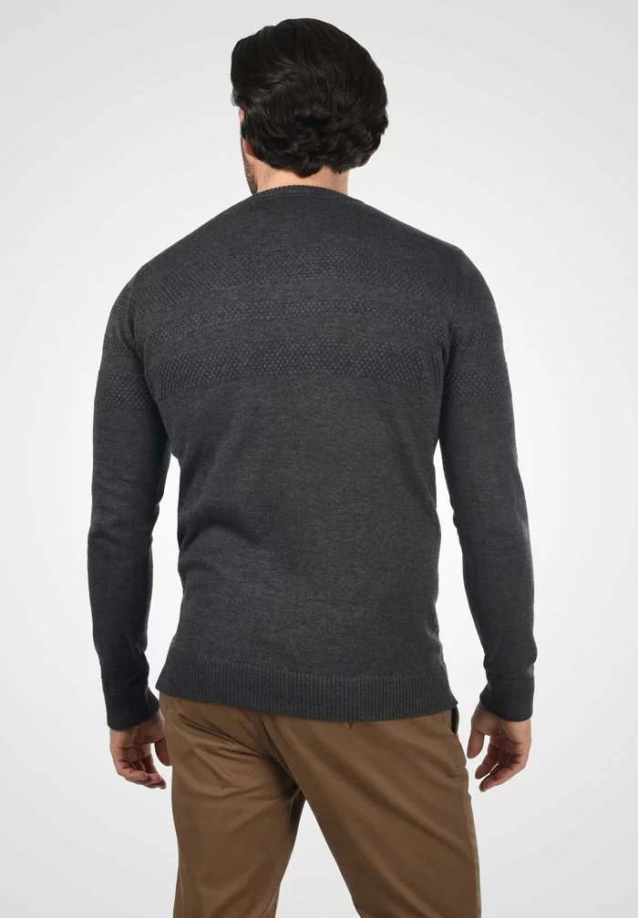 Solid SDBARIMA - Pullover - Medium Grey Melange 3 Solid SDBARIMA - Pullover - Medium Grey Melange – Image 3