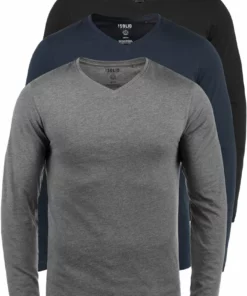 Solid SDBASIL - T-shirt à Manches Longues - Multicoloured -Promos Solid Magasin d2b3dbe315ae415e9fb246bab53dd58d