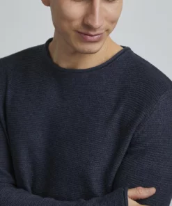 Solid SDJARAH - Pullover - Ocean Cavern Melange -Promos Solid Magasin d300f47b61024cb88321df396a53a1e6