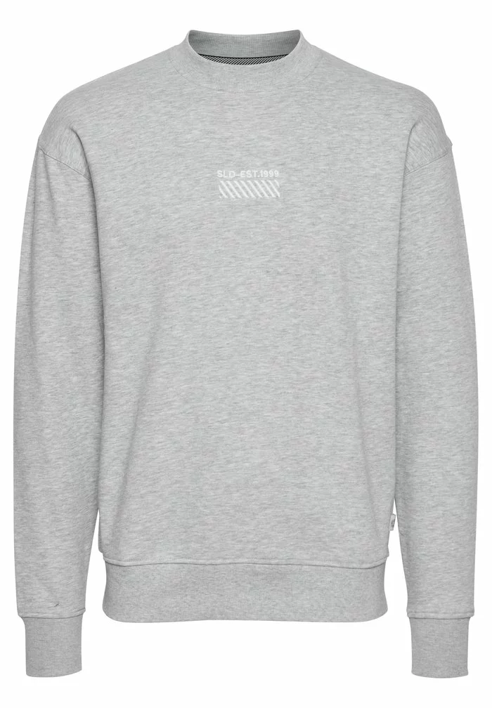 Solid SDRUBIO - Sweatshirt - Light Grey Melange 6 Solid SDRUBIO - Sweatshirt - Light Grey Melange – Image 6
