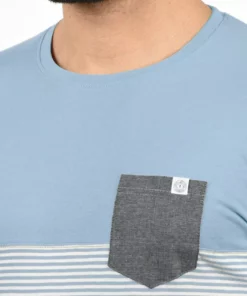 Solid SDMALTE - T-shirt Imprimé - Sky Blue -Promos Solid Magasin d57d9dcef0734ff997d5cbbe28091c0e