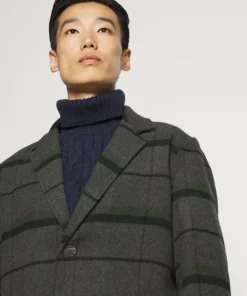 Solid SDTAVE CHECK COAT 21105920 - Manteau Classique - Black -Promos Solid Magasin d5be98f05cb64ce49b124b6685224e45