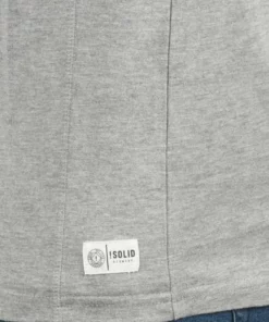 Solid DORIAN - T-shirt Basique - Med Grey M -Promos Solid Magasin d633352f94a74162b01b04d3a9f67f37