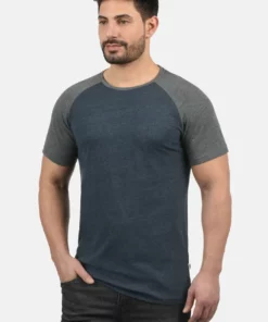 Solid SDBASTIAN - T-shirt Basique - Blue/grey