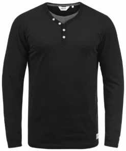 Solid SDDORIANO - T-shirt à Manches Longues - Black -Promos Solid Magasin d72a2db0bc684de9a83319ae3c3dcc7f