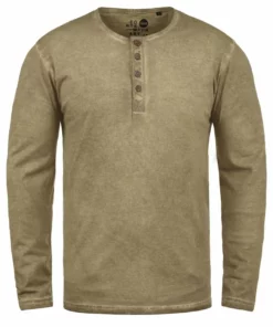 Solid RUNDHALSSHIRT TIMUR - T-shirt à Manches Longues - Dune -Promos Solid Magasin d794fc6d2d9044a3b4585a3e21282f09