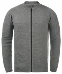 Solid CEZAR - Gilet - Grey Melange -Promos Solid Magasin d822fba46ee64a50ad374d5bd5f4c8ad