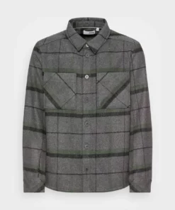 Solid TODD CHECK - Chemise - Black -Promos Solid Magasin d88dc004d4e542eb92d61e0482f2e24e