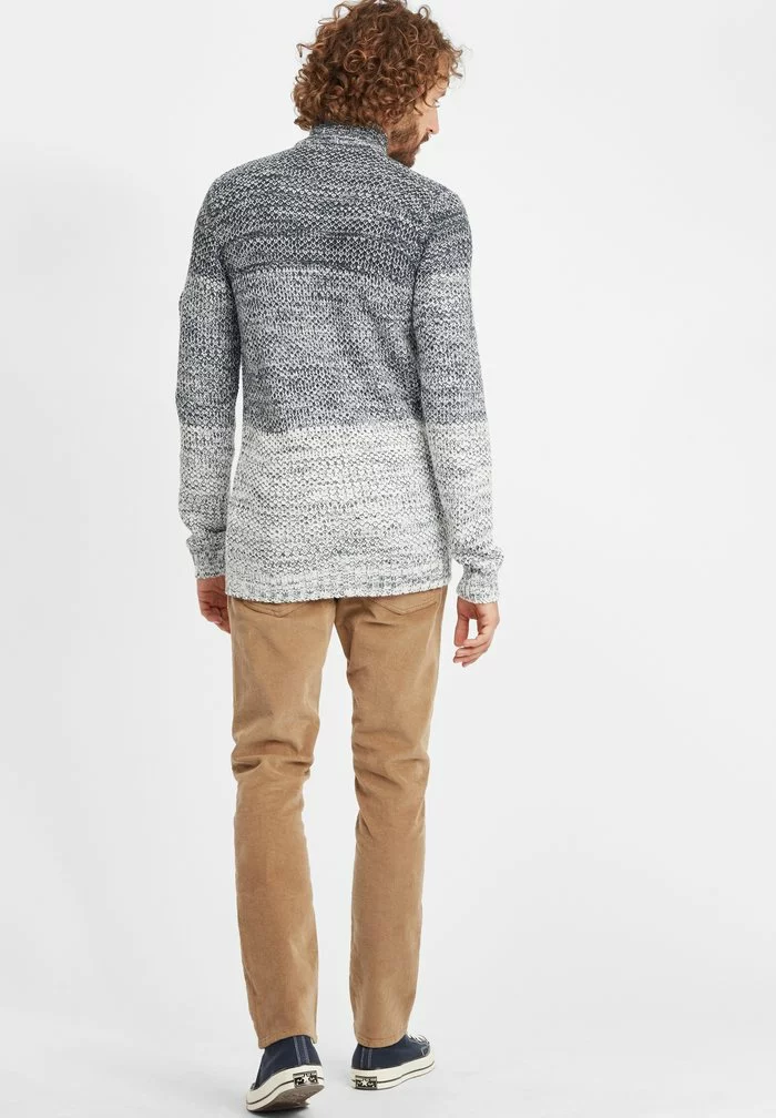 Solid SDAFTON - Pullover - Insignia Blue Melange 3 Solid SDAFTON - Pullover - Insignia Blue Melange – Image 3