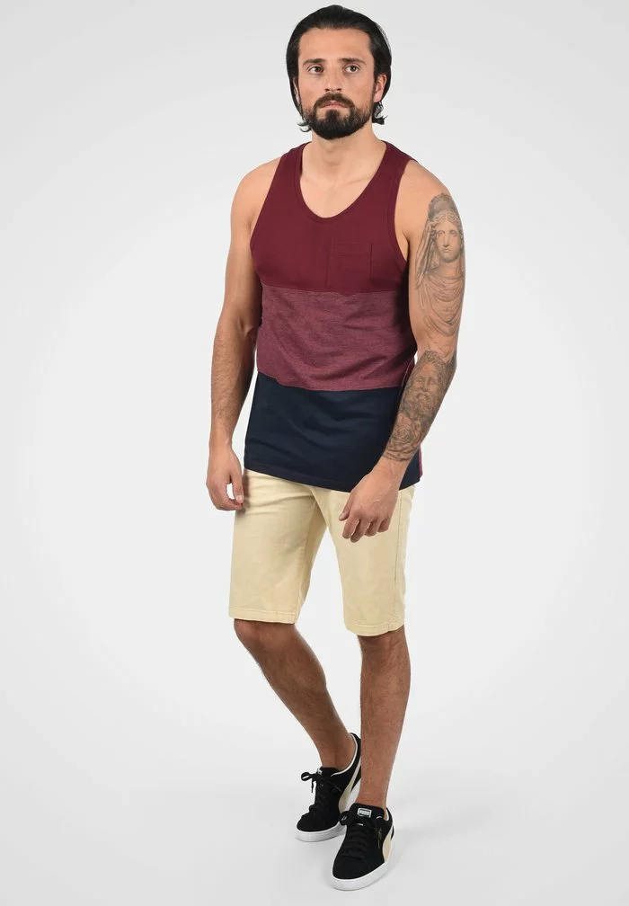 Solid MINHO - Débardeur - Wine Red 2 Solid MINHO - Débardeur - Wine Red – Image 2