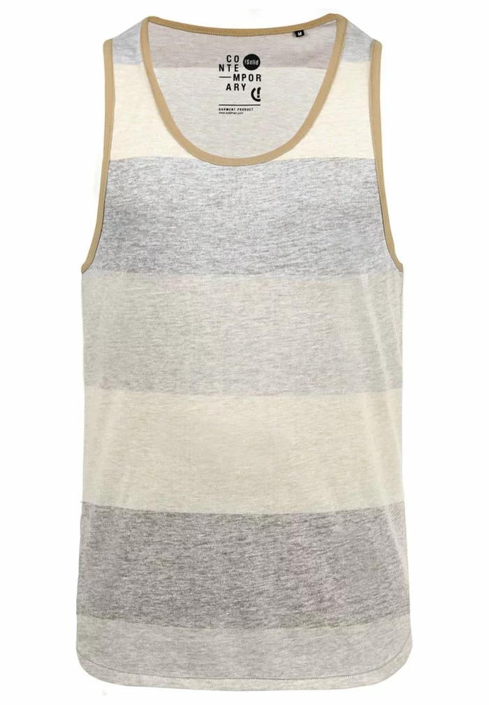 Solid SDCHARAN - Débardeur - White 3 Solid SDCHARAN - Débardeur - White – Image 3