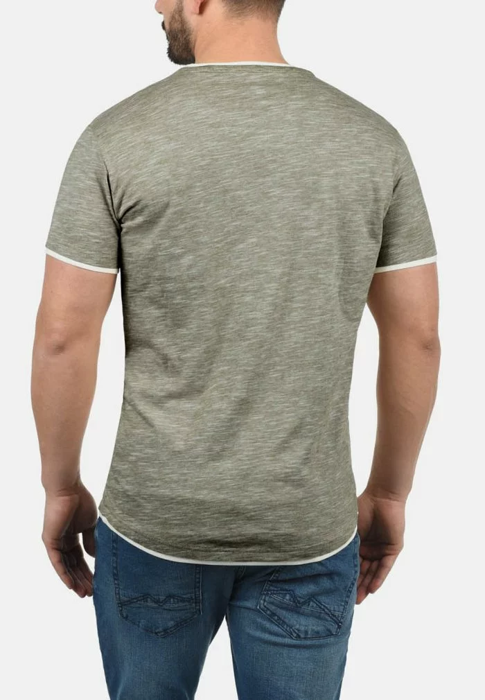 Solid SDRIGOS - T-shirt Basique - Dusty Olive 2 Solid SDRIGOS - T-shirt Basique - Dusty Olive – Image 2