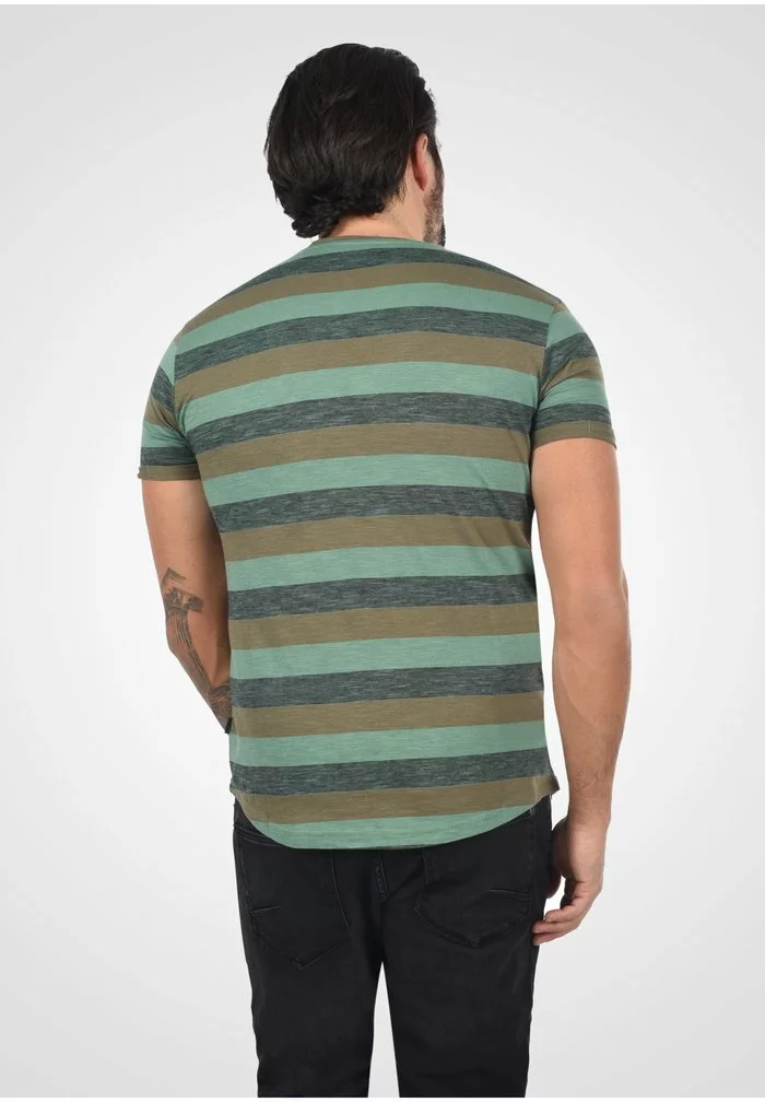 Solid SDTEE - T-shirt Imprimé - Bottle Green 3 Solid SDTEE - T-shirt Imprimé - Bottle Green – Image 3