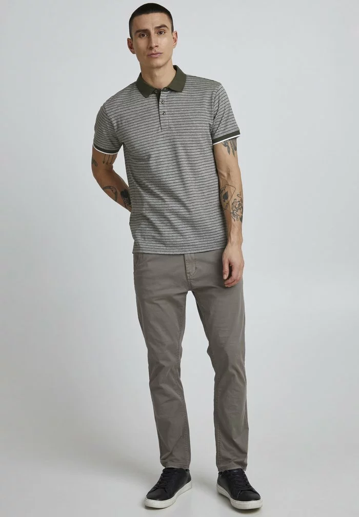 Solid PANTELIS - Polo - Climbing Ivy Melange 2 Solid PANTELIS - Polo - Climbing Ivy Melange â Image 2