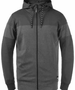 Solid SDBARIS - Sweat à Capuche Zippé - Forged Iron 21 Solid SDBARIS - Sweat à Capuche Zippé - Forged Iron -Promos Solid Magasin df4b85c715de4210829d5298388c9019