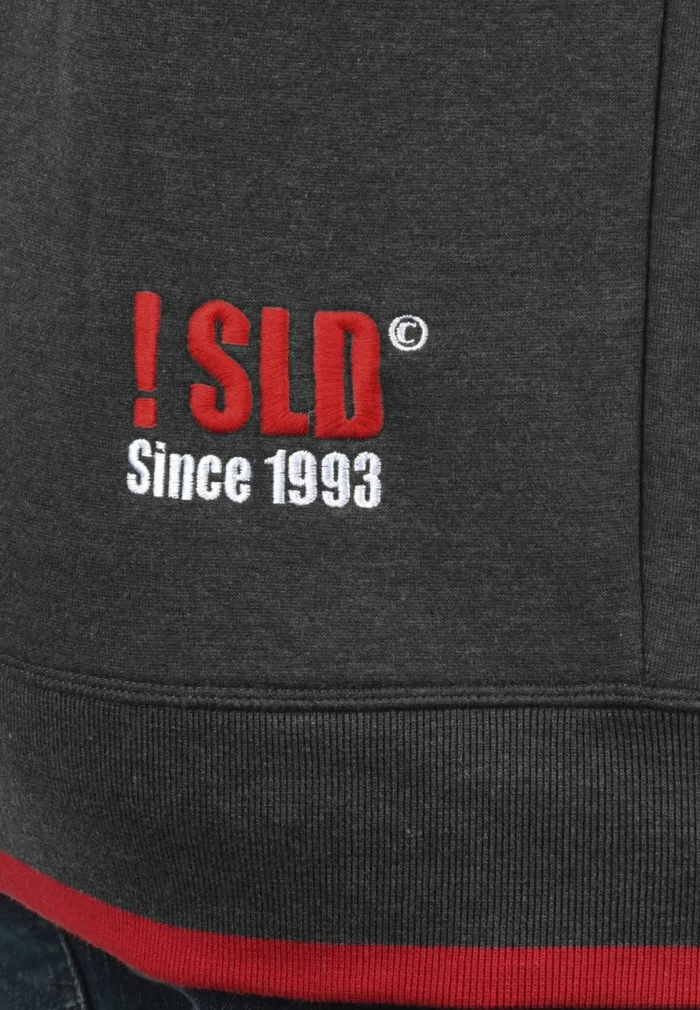 Solid SDBENJAMINZIP - Sweat à Capuche Zippé - Grey 4 Solid SDBENJAMINZIP - Sweat à Capuche Zippé - Grey – Image 4